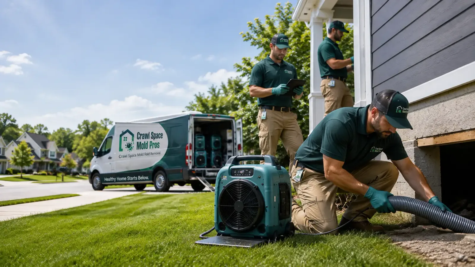 Crawl Space Mold Removal in Edmore, MI